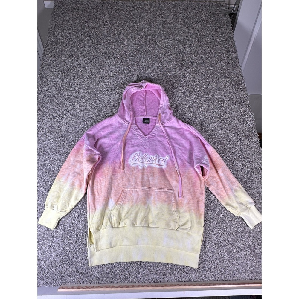 Dollywood Hoodie Sweatshirt L Multicolor Long Sleeves Cotton Blend Resort Cromer